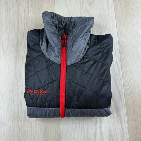 Bergans Of Norway Mens Gray Full Zip Hooded Uranostind Insulated Jacket Size S - Picture 1 of 13